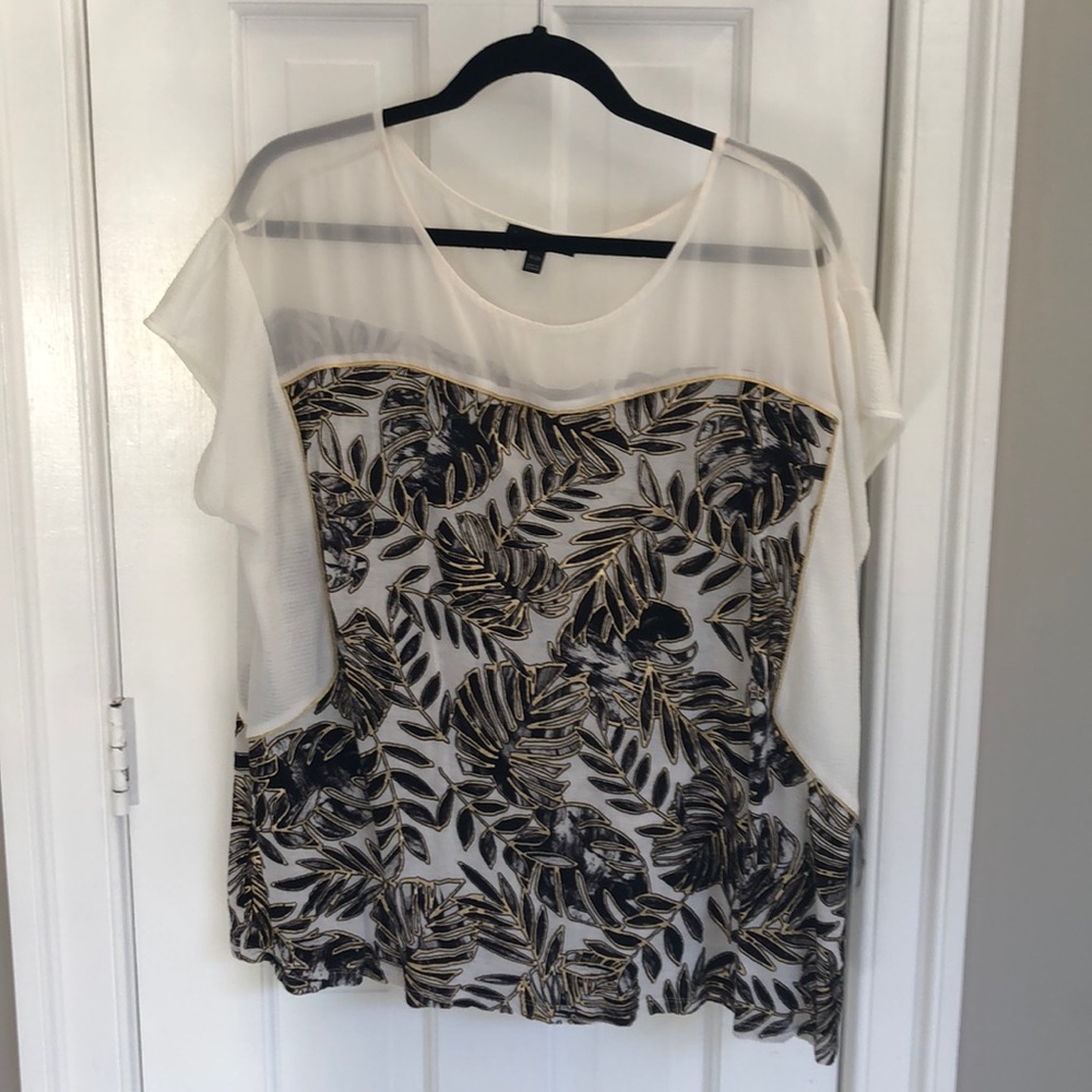 Lane Bryant tropical top